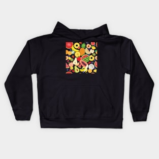 Picnic Fruits Pattern Kids Hoodie